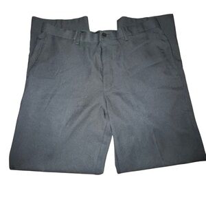 Haggar Gray Dress Pants with Smooth Fabric